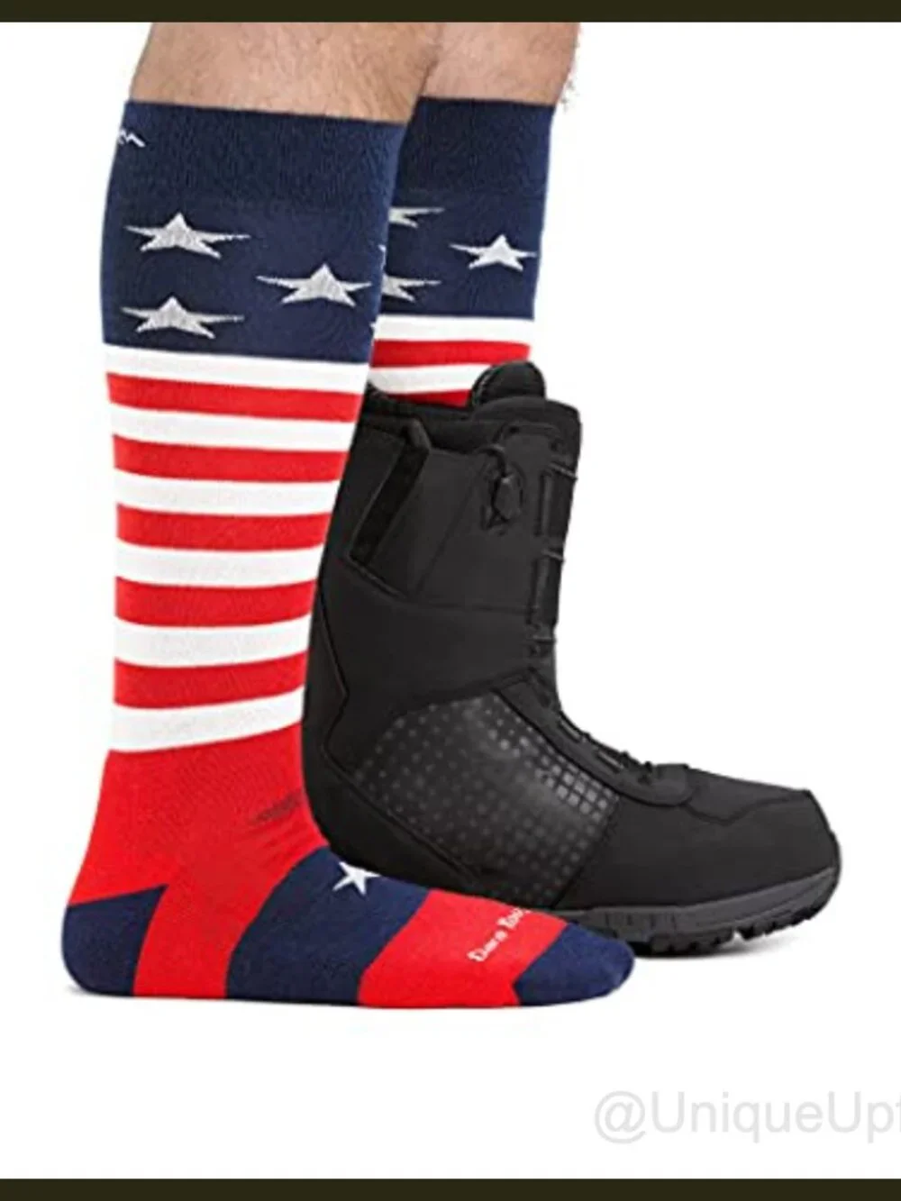 Merino Wool Over-The-Calf Midweight Cushion Athletic Socks Made in USA